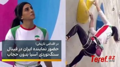 Hicabını açan iranlı idmançı YOXA ÇIXDI - VİDEO
