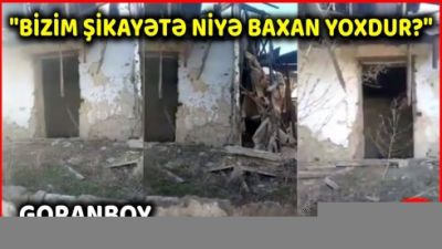 "Polkovnik anasıyam, iki oğlum hərbiçidir, bizim şikayətə niyə baxmırsız, ay məmurlar"