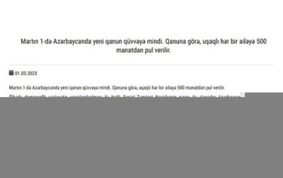 Sizə bu mesaj gəlsə, inanmayın! - FOTO