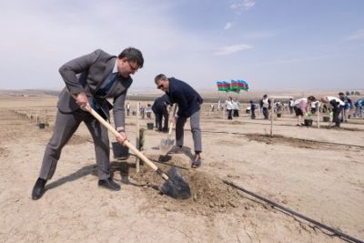 “AzerGold” QSC tərəfindən Beynəlxalq Yer Gününə həsr olunmuş tədbirlər keçirilib - FOTO