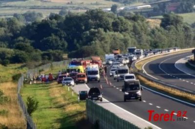 Xorvatiyada Polşa avtobusu qəzaya uğrayıb: 11 nəfər ölüb - FOTO