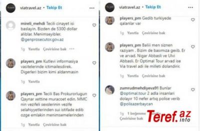 “Via Travel” turizm şirkəti müştəriləri ALDADIR - FOTOFAKT