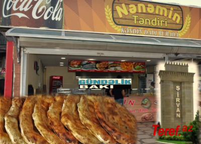 Şirvandakı “Nənəmin təndiri”nin sahibi Teymur sakinlərə saxta çörək satır… - Qaz sobasında bişən çörəklər təndir çörəyi adı ilə satılır..
