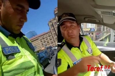 BAKIDA YOL POLİSİ İLƏ "RÜŞVƏT SÖHBƏTİ":