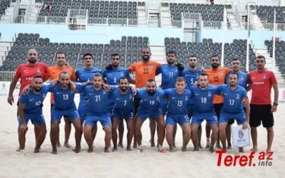 Çimərlik futbolu üzrə Azərbaycan millisi növbəti dəfə İrana uduzub