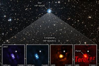 Ceyms Uebb teleskopu Günəş sistemindən kənardakı planetin şəklini çəkib