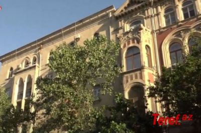 Bakıda tarixi binanın görünüşünə qanunsuz müdaxilə –