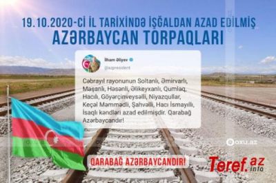 Cəbrayılın 11 kəndinin işğaldan azad edilməsindən iki il keçir - FOTO
