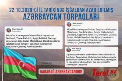 İki il öncə: Cəbhənin üç istiqamətində azad edilən kəndlər və qəsəbə - SİYAHI + VİDEO