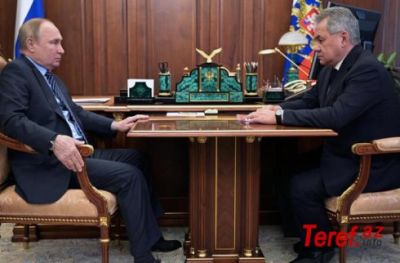 Şoyqu Putinə məruzə etdi:
