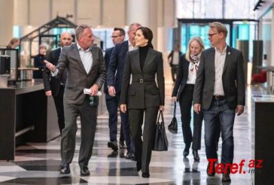 Şahzadə Meri konfransda 20 illik Dolce & Gabbana kostyumu ilə - FOTOLAR