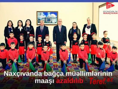 Naxçıvanda uşaq bağçasında işləyən müəllimlərin aylıq maaşından 40-80 manat pul tutulur