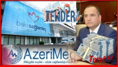 Bakı Sağlamlıq Mərkəzindən “Azəri-Med” QSC- yə 9,8 milyon manatlıq sifariş