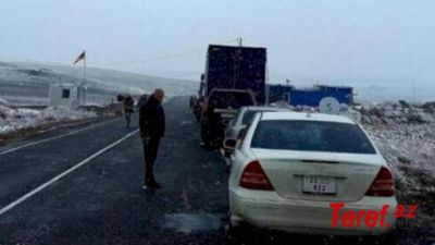Ermənilər Kəlbəcər yolunu bağladılar -