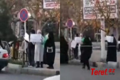 İranda hicabsızlığa qarşı saxta aksiya keçirildi - VİDEO