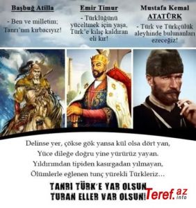 Türkün Tarixi yenidən araşdırılıb yazılmalıdır!