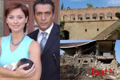 Qaziantepdə məşhur serialın çəkildiyi malikanə zəlzələdə yerlə bir oldu - FOTO