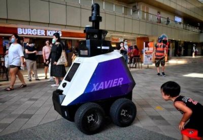 Hava limanında robot polislər xidmət göstərəcək