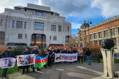 Londonda Xocalı soyqırımı qurbanlarının xatirəsi yad edilib - FOTO