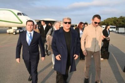 "Barselona”nın prezidenti Azərbaycana gəldi - FOTO