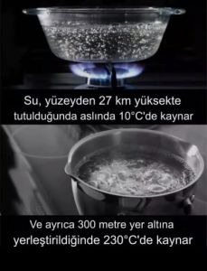 Suyun Kaynama Noktasını Yeniden Düşünün: 10°C, 100°C veya 230°C!