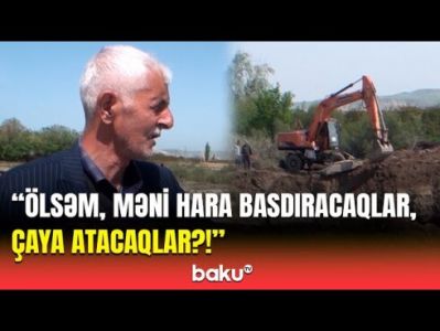 Hacıqabuldakı sel yolu UÇURDU, sakinlər çətin VƏZİYYƏTDƏ - İcr Hakimiyyətinin nəzərinə  VİDEO