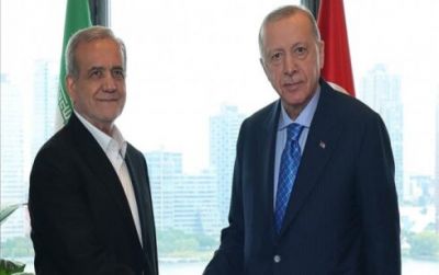 Ərdoğan Pezeşkianla İran-israil qarşıdurmasını müzakirə edib