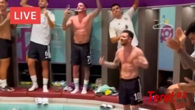 Argentinalı fanatlar və qalib komanda çempionluğu belə qutladı!