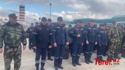 Azərbaycandan növbəti xilasetmə qrupu Türkiyəyə yola salınacaq