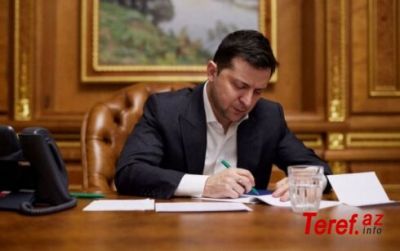 Zelenski Ukrayna Təhlükəsizlik Xidmətinin vəzifəli şəxslərini işdən qovdu