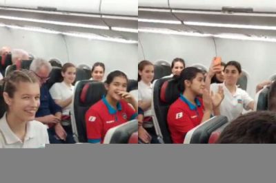 Türkiyəli pilotdan Avropa çempionu olan qızlarımıza xoş sürpriz - VİDEO