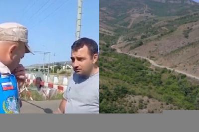 Qarabağda təxribat törətmək istəyən separatçıya erməni fəaldan sərt sözlər - VİDEO