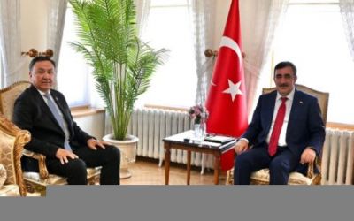TDT-nin Baş katibi Türkiyənin vitse-prezidenti ilə görüşüb