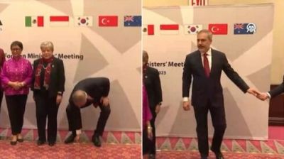Nazirin bu hərəkəti gündəm oldu - VİDEO