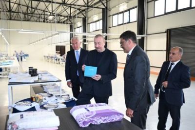 İlham Əliyev Laçında açılışlar etdi - FOTO