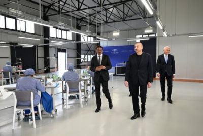 İlham Əliyev Laçında açılışlar etdi - FOTO