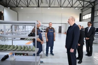 İlham Əliyev Laçında açılışlar etdi - FOTO