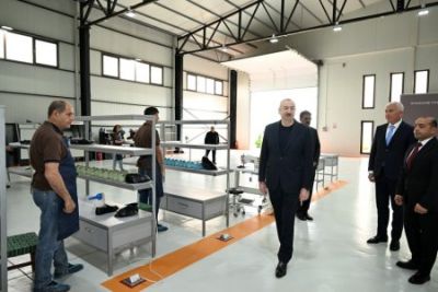 İlham Əliyev Laçında açılışlar etdi - FOTO