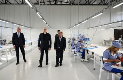 İlham Əliyev Laçında açılışlar etdi - FOTO