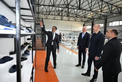 İlham Əliyev Laçında açılışlar etdi - FOTO