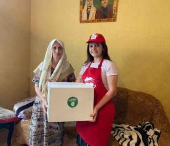 Leyla Əliyevanın təşəbbüsü ilə ailələrə qurban payları çatdırılıb - FOTOLAR