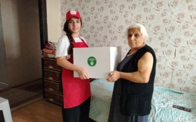 Leyla Əliyevanın təşəbbüsü ilə ailələrə qurban payları çatdırılıb - FOTOLAR