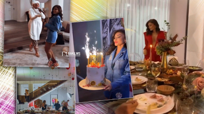 Pərvin Abıyeva 33 yaşını lüks villasında qeyd etdi (VİDEO)