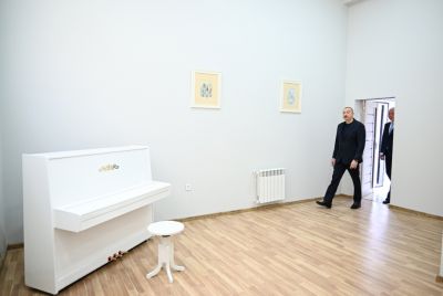 Prezident Bəylik kəndinin açılışında - Fotolar Prezident Bəylik kəndinin açılışında - Fotolar