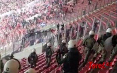 "Qarabağ" azarkeşləri Yunanıstanda hücuma məruz qalıb - VİDEO