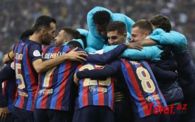 "Barselona" "Real Madrid"i yenərək İspaniya Superkubokunun qalibi olub - VİDEO