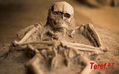 Qəbələdə kişi skeleti aşkarlanıb