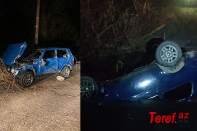 Kəlbəcərdə avtomobil çaya aşdı: Ölən və yaralananlar var - FOTO