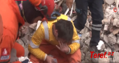 Günlər sonra sağ insan çıxardı, hönkürüb ağladı – Video