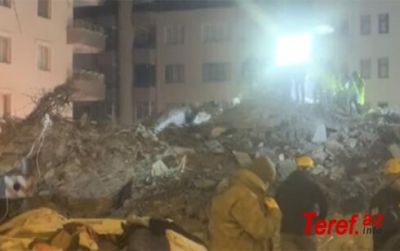 Azərbaycanlı tələbələrin dağıntıları altında qaldıqları bina - VIDEO